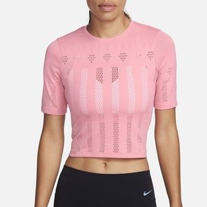 Nike Dri-Fit Yoga Crop Top NWT Pink Size Medium